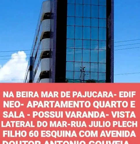 Na Beira Mar De Pajucara- Edif Neo- Apartamento Quarto E Sala -Tem Varanda- Vista Lateral Do Mar- Rua Julio Plech Filho 60 Esquina Com Avenida Doutor Antonio Gouveia - Consumo Eletrico E Pago No Ckeck-Out 1Kwh E 1,35 Reias - Tem Tela De Protecao